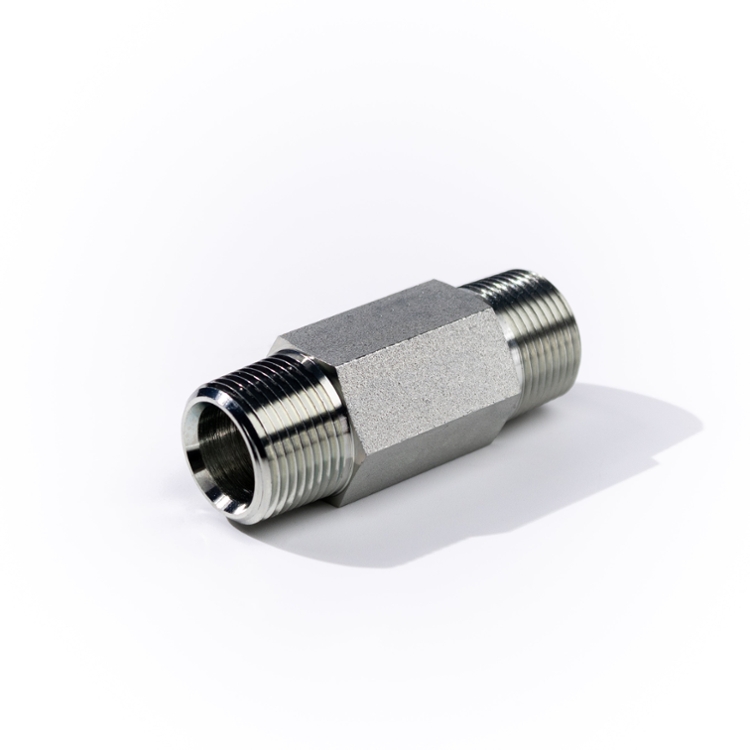 08MP-08MP LONG HEX NIPPLE 4.00" - Image 2