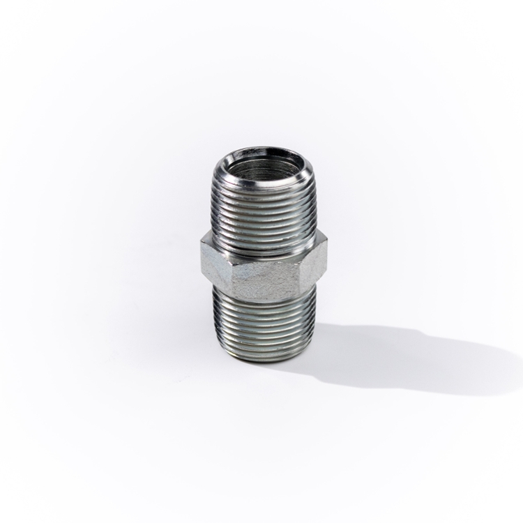 24MP-24MP HEX NIPPLE-SS